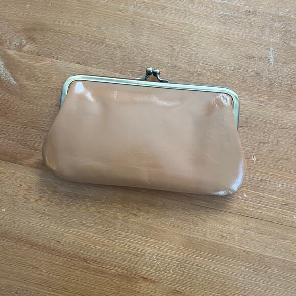 Prema Leathers Grace Kiss Lock Clutch Wallet Tan Brown Vintage Inspired Elegant - Picture 4 of 6